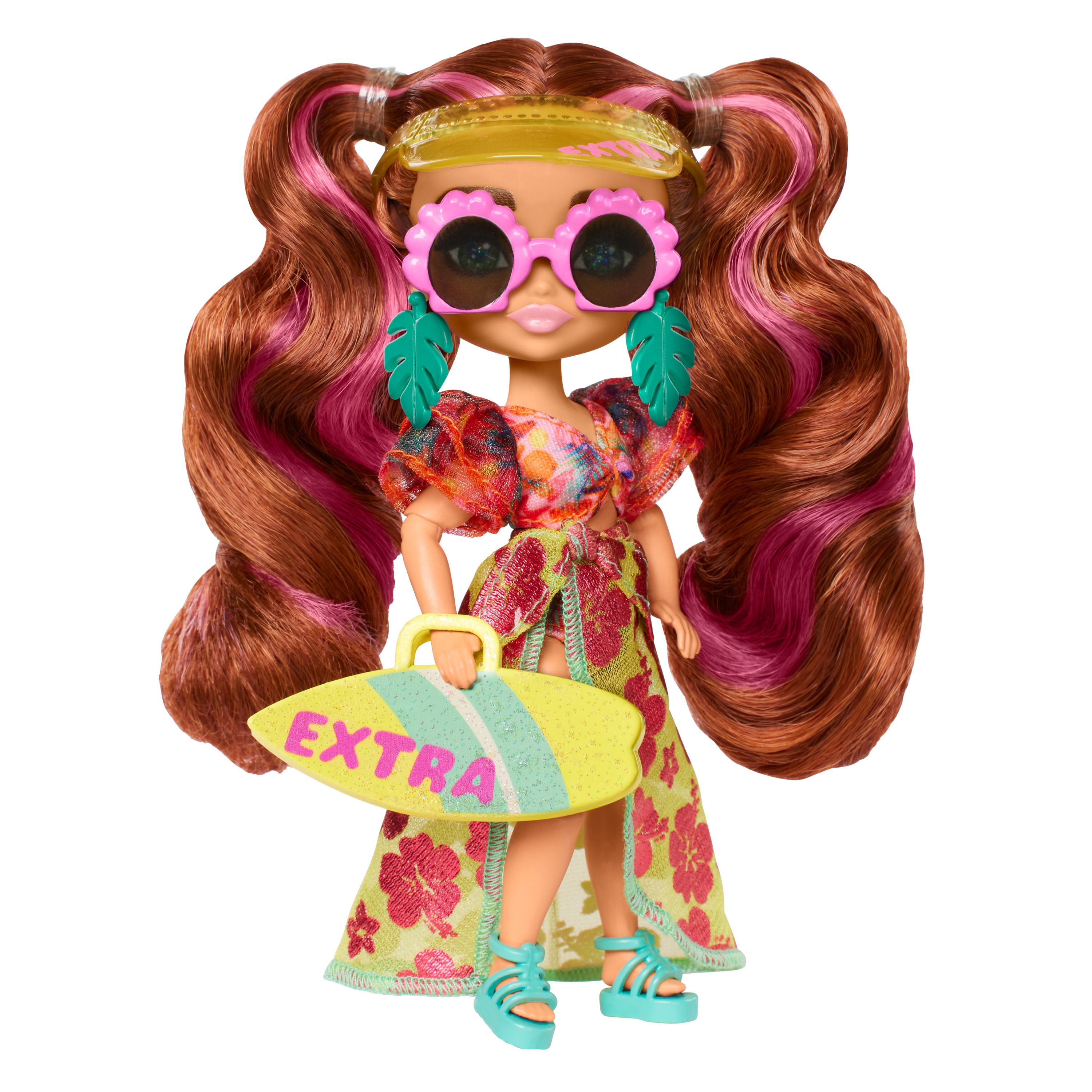 Barbie Extra Fly Mini's - Strand - Barbie Pop - 14 cm - Met Accessoires