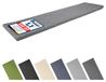 Garronda Coussin de banc 160x40 cm – 4 cm d'épaisseur – hydrofuge et résistant aux UV – gris GD-AM-Dino