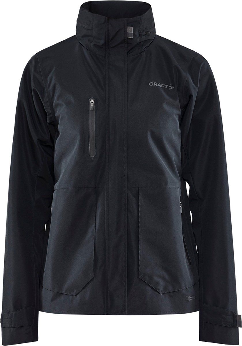 Craft Adv Bike Ride Hydro Jacket Dames - Black - Maat: -