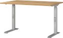 Germania 7910-641 Navarra-eiken-Nb./zilver bureau