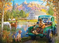 Eurographics - Zingende Meer [Singing Lake] - Angelo Bonito - 1000 stukjes Legpuzzel