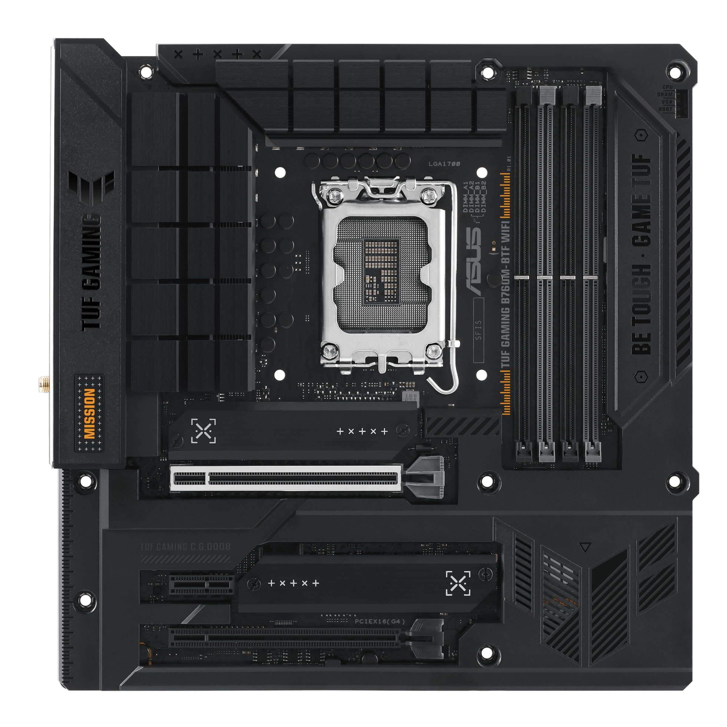 ASUS TUF GAMING B760M-BTF WIFI - Micro ATX - DDR5 - LGA 1700