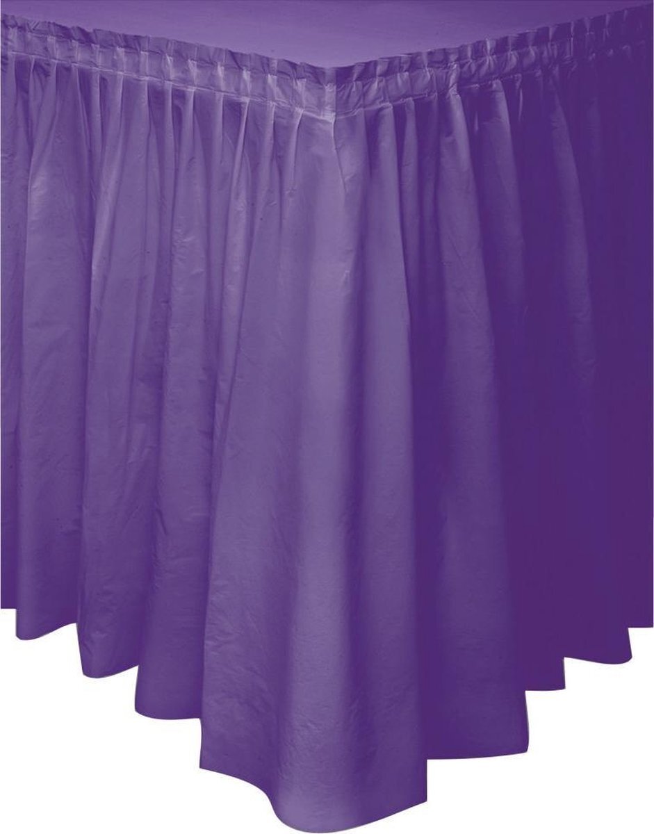 - 50055 - Plastic Deep Purple Tafelrok, 4.3 m