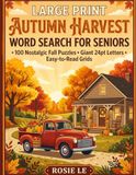 Large Print Autumn Harvest Word Search for Seniors