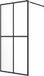 vidaXL Inloopdouchewand 80x195 cm transparant gehard glas