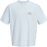 JACK&JONES JORATOCHA SKETCH TEE SS CREW NECK Heren T-shirts L Katoen Blauw
