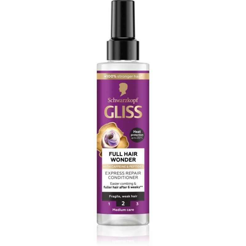Schwarzkopf Gliss Regenererende Express Balsem Volledig Haarwonder 200 Ml