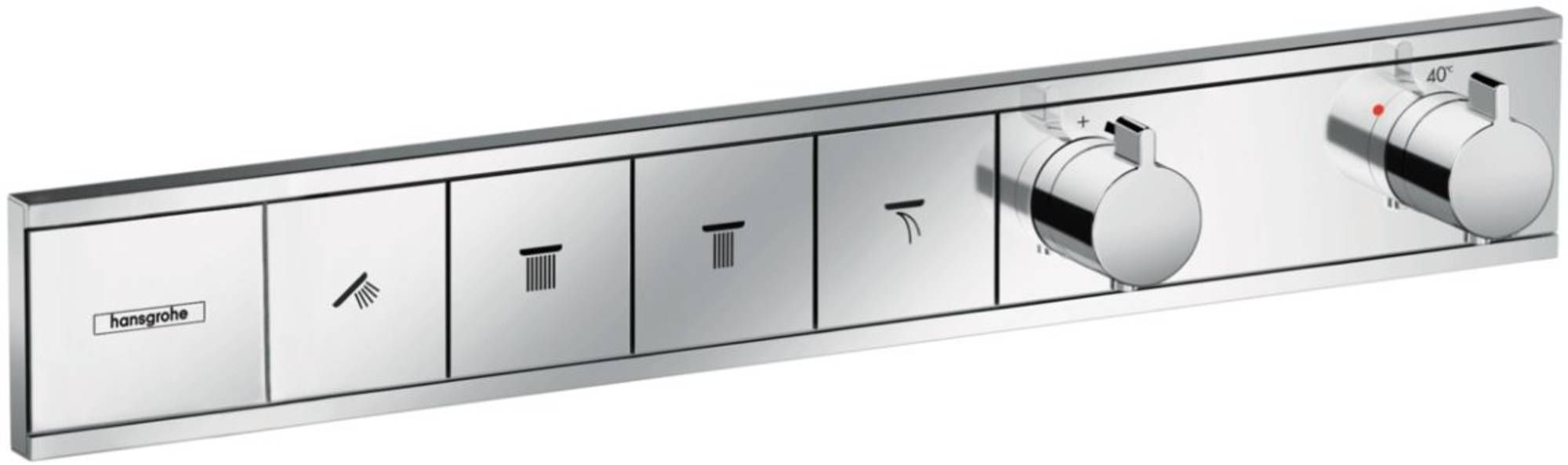 Hansgrohe RainSelect Thermostatic Module Rainselect 4 Functions Finish-Set Chrome