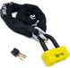 Urban Security UR75120 Kettingslot voor motorfiets, SRA-goedgekeurd, mini-U-schijf, hoge veiligheid, hangslot, schijfblok, schakels van staal, ø15, 120 cm