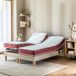 Someo - Matelas de relaxation, 100% latex, sommier à lattes et pieds de chevet, 500, 80 x 200 cm, en hêtre massif, bois naturel