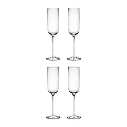 Serax Vincent Van Duysen Champagneglazen 0,15 L - 4 st. - Transparant