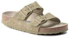 Birkenstock Arizona cuir suédé regular unisexe pantoufle vert taille 36