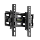 TELE System TV muurbeugel kantelbaar voor 14-43 inch TV's, Ultra Sterkte tot 45 kg, VESA 75x75-200x200, LED LCD TV beugel met waterpas