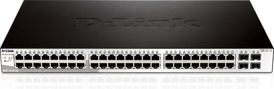 D-Link DGS-1210-52 - 52-Poorts Gigabit Smart+ Switch met 4 SFP Poorten