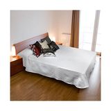 Burrito Blanco Sprei Jacquard 100