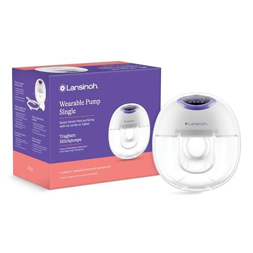 Lansinoh Handsfree borstkolf, eenvoudig, elektrisch, draagbaar, draadloos, discreet