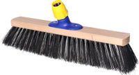 Buemag Bezemkop - Arenga/Elaston mix - zwart/wit - hard - hout - 40 cm