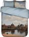 Essenza View On Delft Dekbedovertrek Calming blue - Tweepersoons – 200x200/220 cm