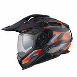 Nexx X.WED3 Trailmania Grijs Oranje Mat Adventure Helm