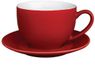 Olympia Cappuccino Kop Rood 34cl