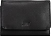 JOST Leren portemonnee Odense Wallet Black zwart