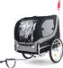 Viking Choice AP Onderdelen B.V. Hondenfietskar - opvouwbaar - voor dieren tot 40 kg - zwart
