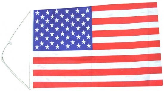 Funny Fashion Vlag Amerika 60 x 40 cm