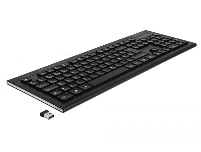 DeLOCK 12671 - Toetsenbord - QWERTY - Zwart