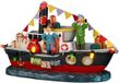 Luville Pakjesboot Small - Miniatuur Kerstdorp Decoratie met Verlichting