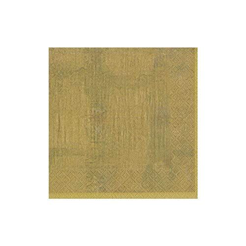Caspari Cocktail Servetten - Antiek Goud - 20 Stuks