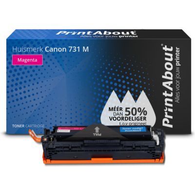 PrintAbout Huismerk Canon 731 M Toner Magenta