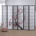 Homestyle4u Paravent - 264x179 cm - Noir - 6 pièces