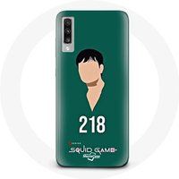 Maniacase Hoesje voor Samsung Galaxy A70 Inktvis Spel Cho Sang woo nummer 218