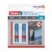 tesa Adjustable Self-adhesive Nail, Set of 3 Pack, For wallpaper and plaster, Hanging canvases, Load capacity max. 1 kg per nail, Removable without trace, Blue, White, Red