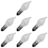 OE Lightning Wolfraam Reserve Kerstlampjes E10 - 7 stuks - 55V/3W - Warm Wit Licht - 2200K - 13 Lumen - Dimbaar - Mat - Klassiek model