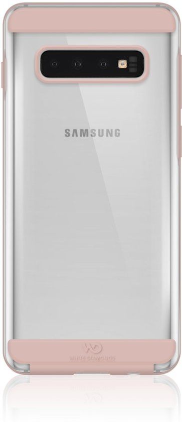 White Diamonds Cover "Innocence Clear" voor Samsung Galaxy S10+, Rose Gold