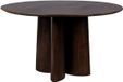 Housecraft Living Balder Eettafel Rond 130 cm Mangohout - Bruin