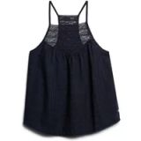 Superdry - Cami strandtopje met kant - Dames - Tops