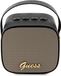 GUESS, 5.3 Compacte 5W Bluetooth Luidspreker met Leren Draagriem 4G Ontwerp, Zwart