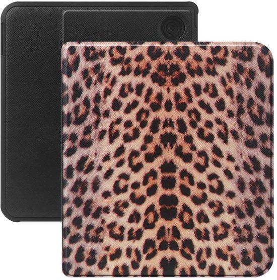 Selencia Ploonk B.V. Ereader Hoes - Geschikt voor Kobo Libra Colour - Wild Leo