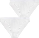 HOM Supreme Cotton Minislip voor heren, wit, effen, maat XL