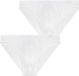 HOM Supreme Cotton Minislip voor heren, wit, effen, maat XL