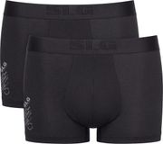 Sloggi SLG Base Soft Trunk C2P Heren Onderbroek - Zwart (Set van 2)