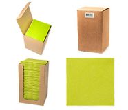 Alvotex Chic Airlaid 100 Coctailservetten, 1/4 vouwen vergelijkbaar met stof, hoogwaardige wegwerpservetten, kiwi, 20 x 20 cm