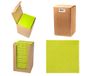 Alvotex Chic Airlaid 100 Coctailservetten, 1/4 vouwen vergelijkbaar met stof, hoogwaardige wegwerpservetten, kiwi, 20 x 20 cm
