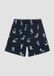 s.Oliver Sweat bermuda met all-over print navy