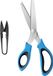 Merkloos Pinking schaar zigzagschaarset voor het snijden van stof - incl. 239 cm Pinking Shears 104 cm draadsnijder bleu noir