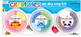 Ooly Creatibles - Mini kit d'argile autodurcissante - 12 Couleurs