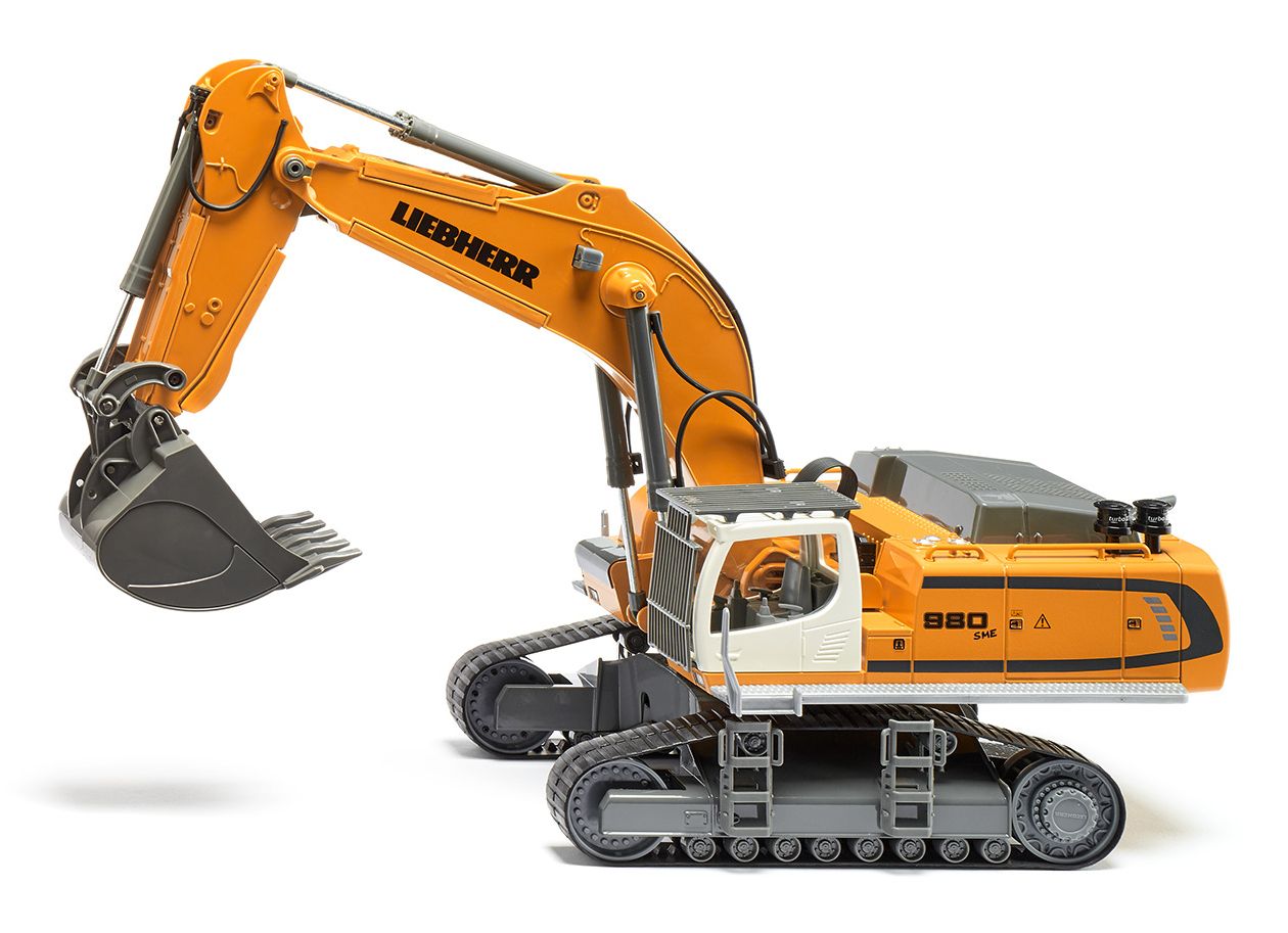 SIKU Control Liebherr R980 SME Graafmachine 1:32 - Bluetooth - RC - Metaal/Kunststof