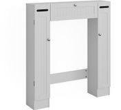 Vicco Bianco Toiletkast – 89 x 99 cm Toiletpapierdispenser links en rechts Wit